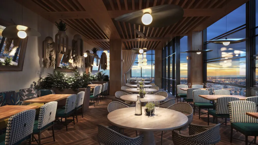 Rendering of a trellis at Park House Houston