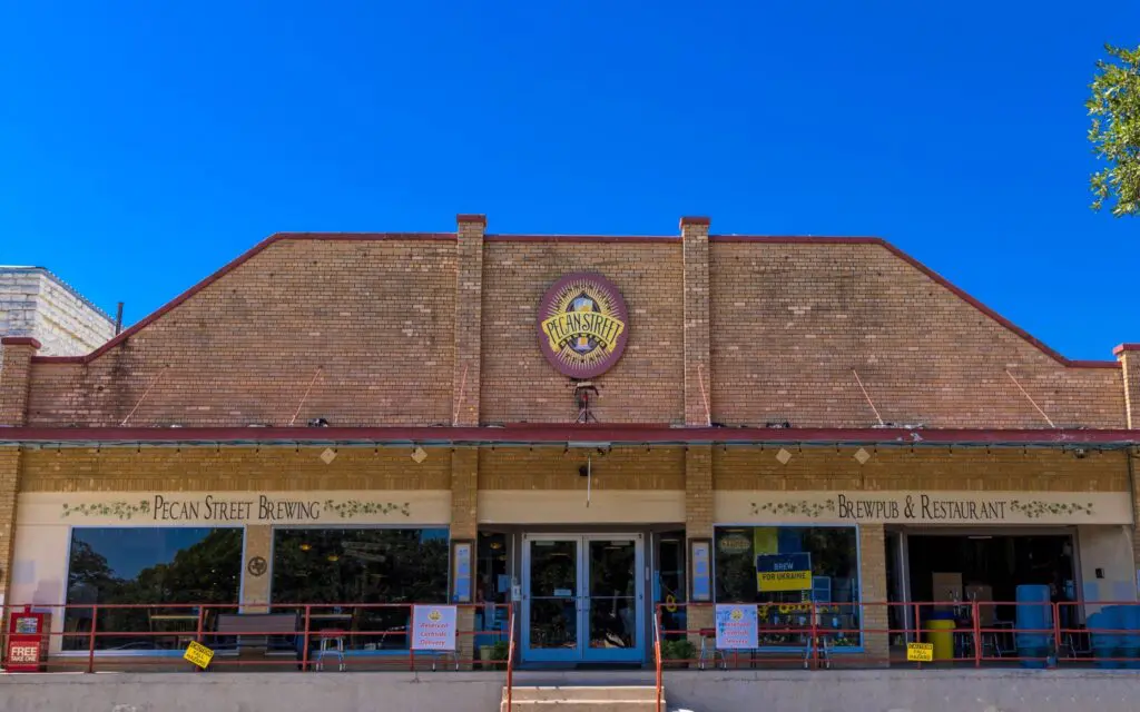 Pecan Street Brewing in Johnson City. 