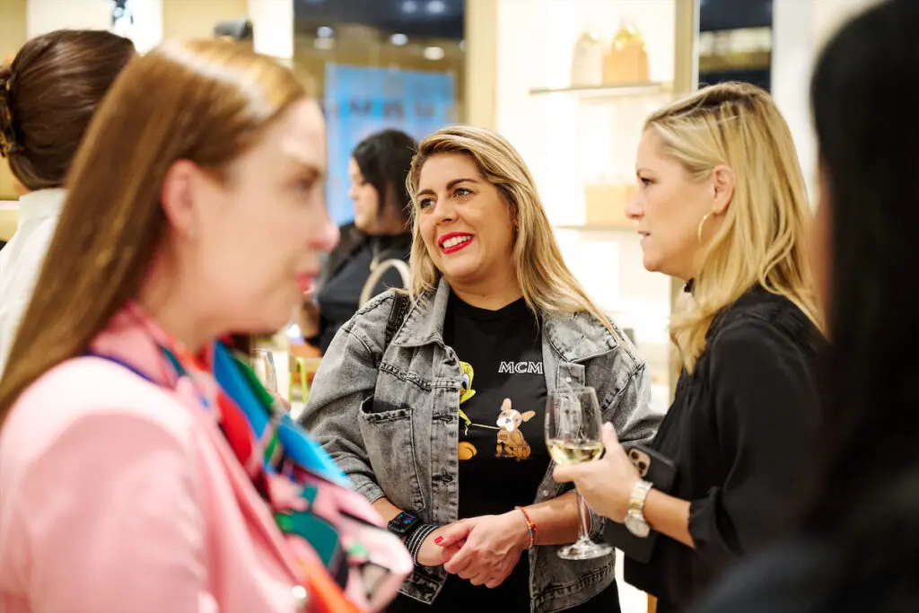 Scenes from the MCM SS23 cocktail party showcase in Dallas' NorthPark Center (Photo by Jonathan Zizzo)
