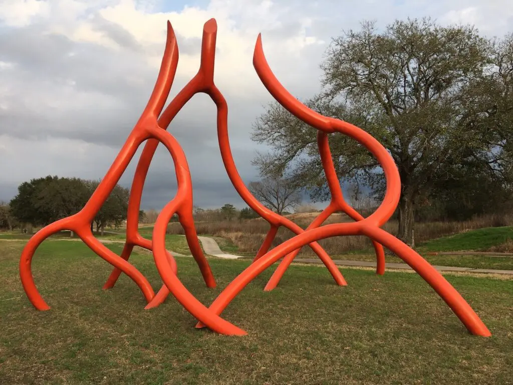 "Steelroots," 2011 at Houston Botanic Garden (Photo by Daisuke Shintani)