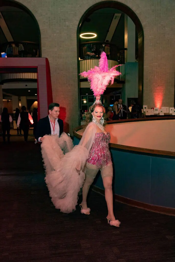 The silent auction took place in Satine's Boudoir (Photo by Tamytha Cameron)