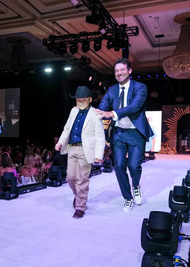 Tony Romo, Ricardo Guerra (Photo by BFA and Tamytha Cameron)