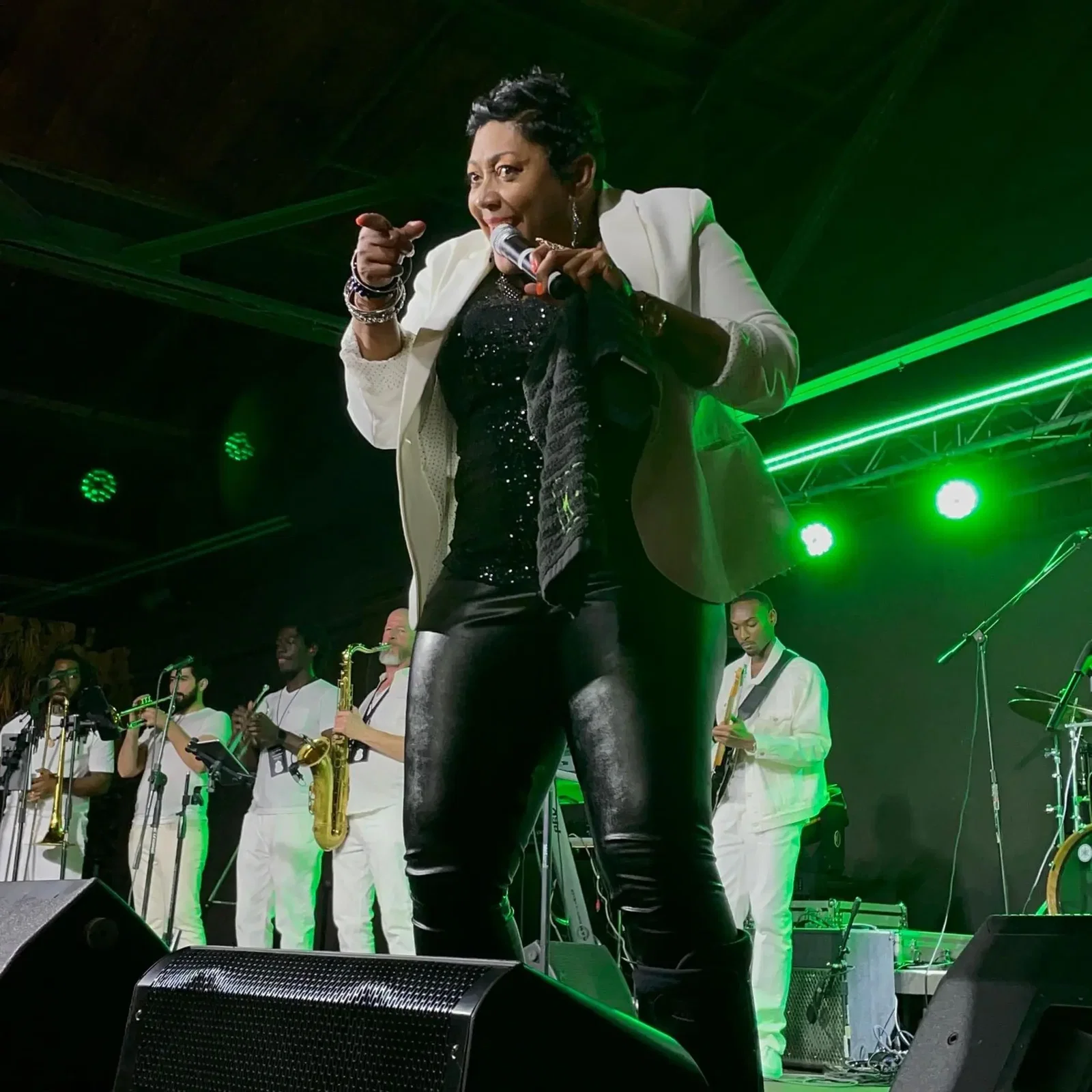The Keesha Pratt Band is playing The Woodlands Waterway Arts Festival.