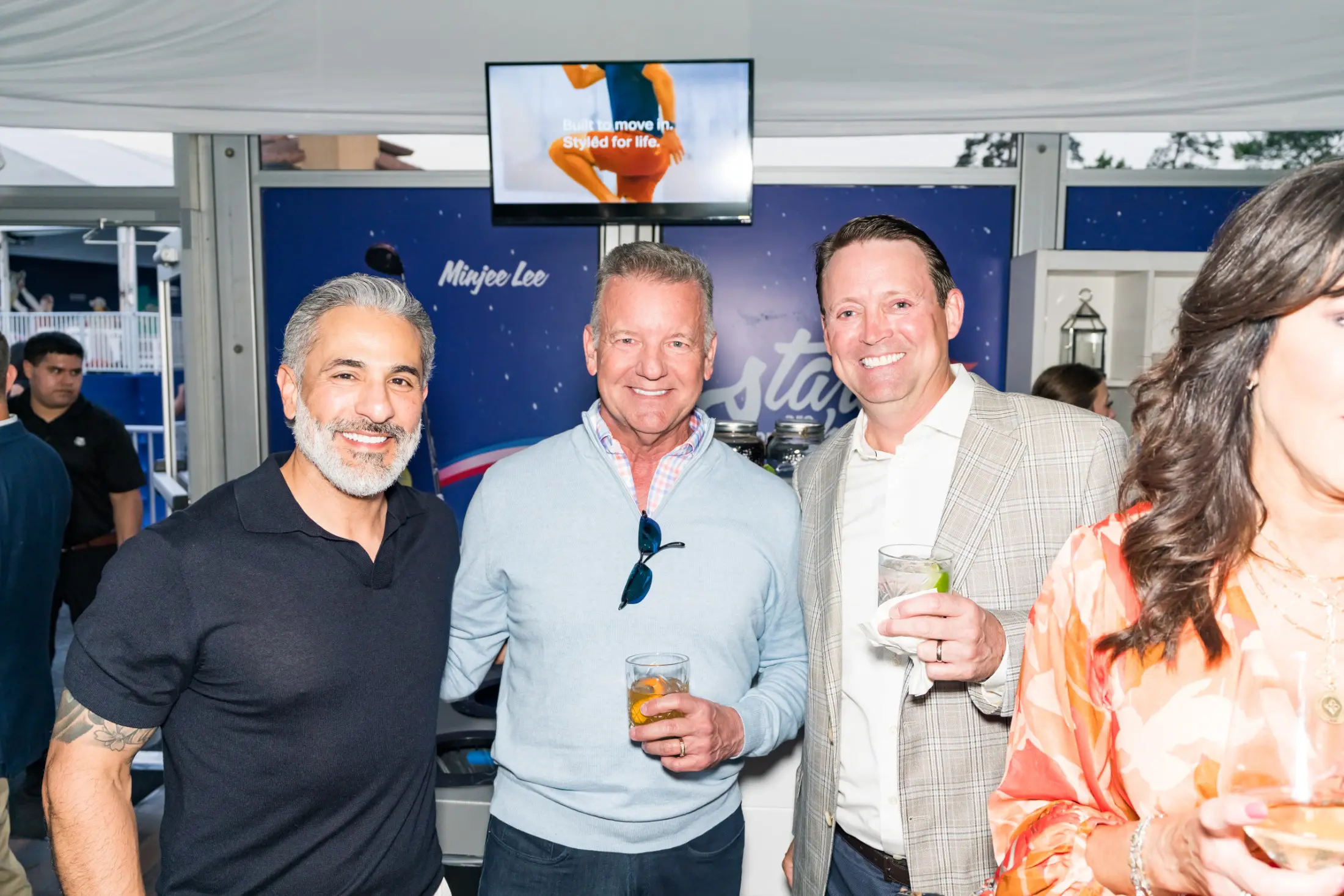 Lonny Soza, Bruce Kink, Sean O'Neal make the scene at the Rolls-Royce Chevron Championship event.