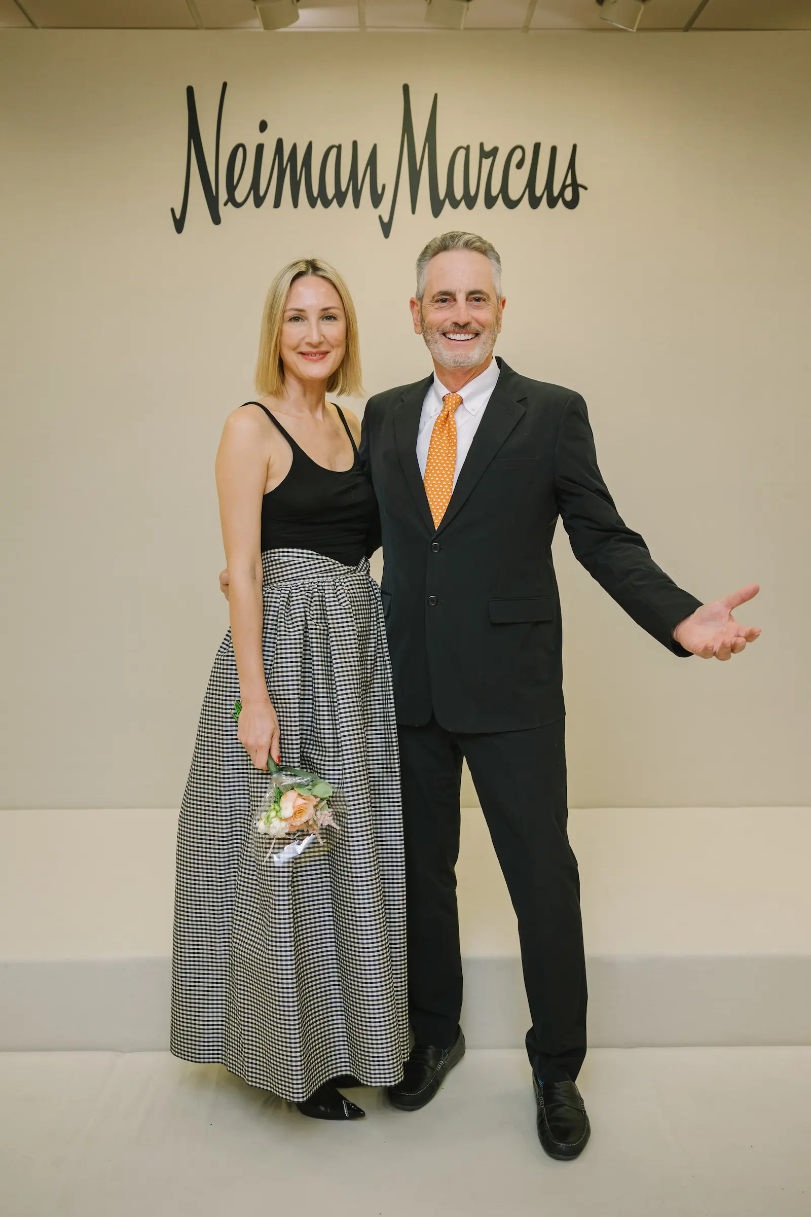 Honoree Tatiana Massey & Craig Massey at the PaperCity Philanthropy in Fashion Best Dressed announcement party at Neiman Marcus. (Photo by Johnny Than)