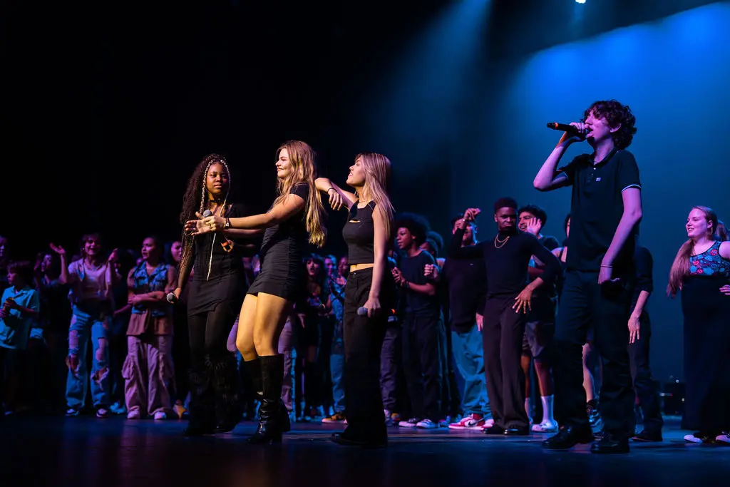 Booker T. Washington performers during Flyinghorse 2023. (Photo by Kathy Tran)