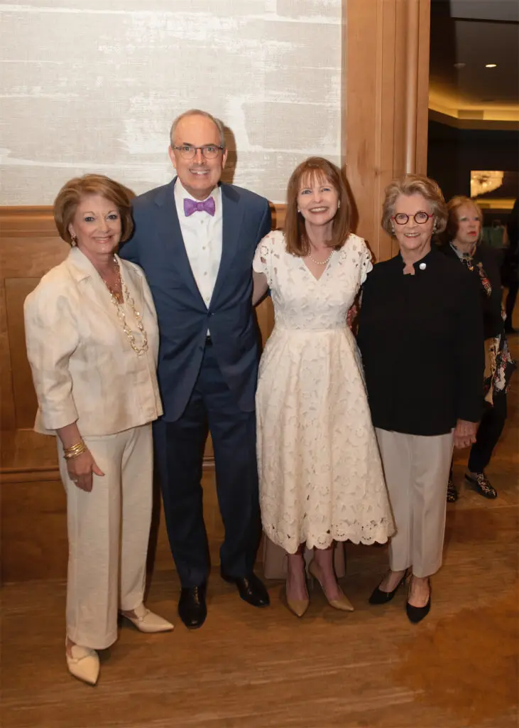 Jan Baldwin, Brent Christopher, Sustainer President Monica Christopher, and Linda McFarland (Photo by Tamytha Cameron)