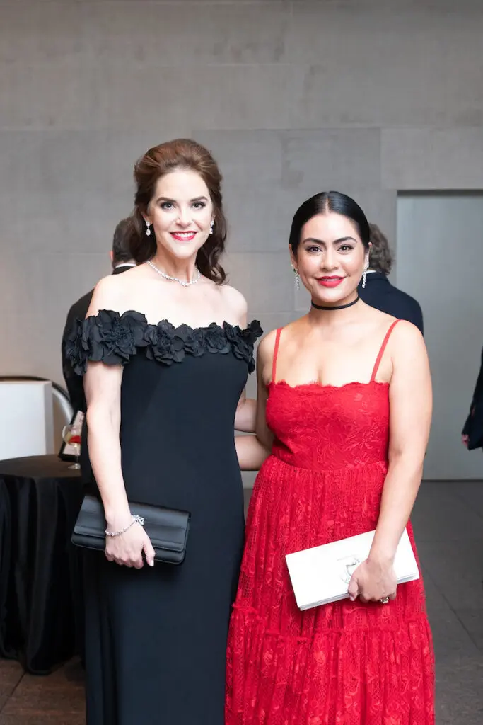 Ann Ayre, Elia Gabbanelli at the Queen Sofia Spanish Institute awards evening at the Museum of Fine Arts, Houston. (Photo by Daniel Ortiz)
