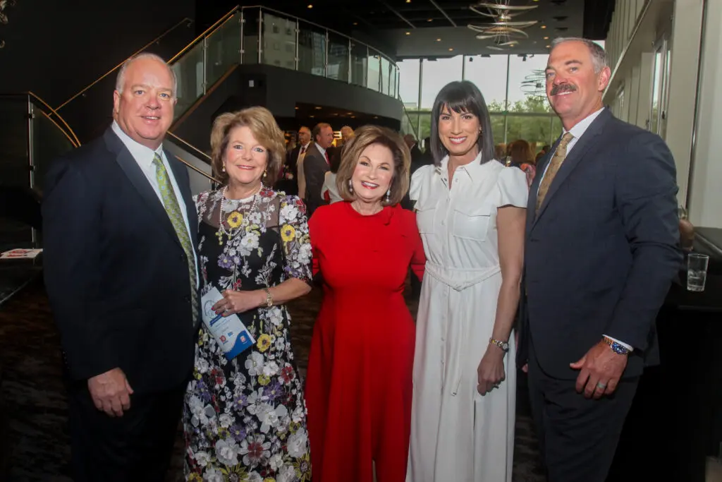 Bryan & Susan Vincent, Lisa Jakel, Ann & Will Drost at the Barbara Bush Houston Literacy Foundation’s A Celebration of Reading, at the Hobby Center for the Performing Arts. (Photo by Gary Fountain)