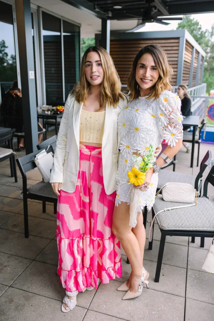 Candelaria Garrido, Maria Dorman at the launch party for PaperCity The Woodlands (Photo by Johnny Than)