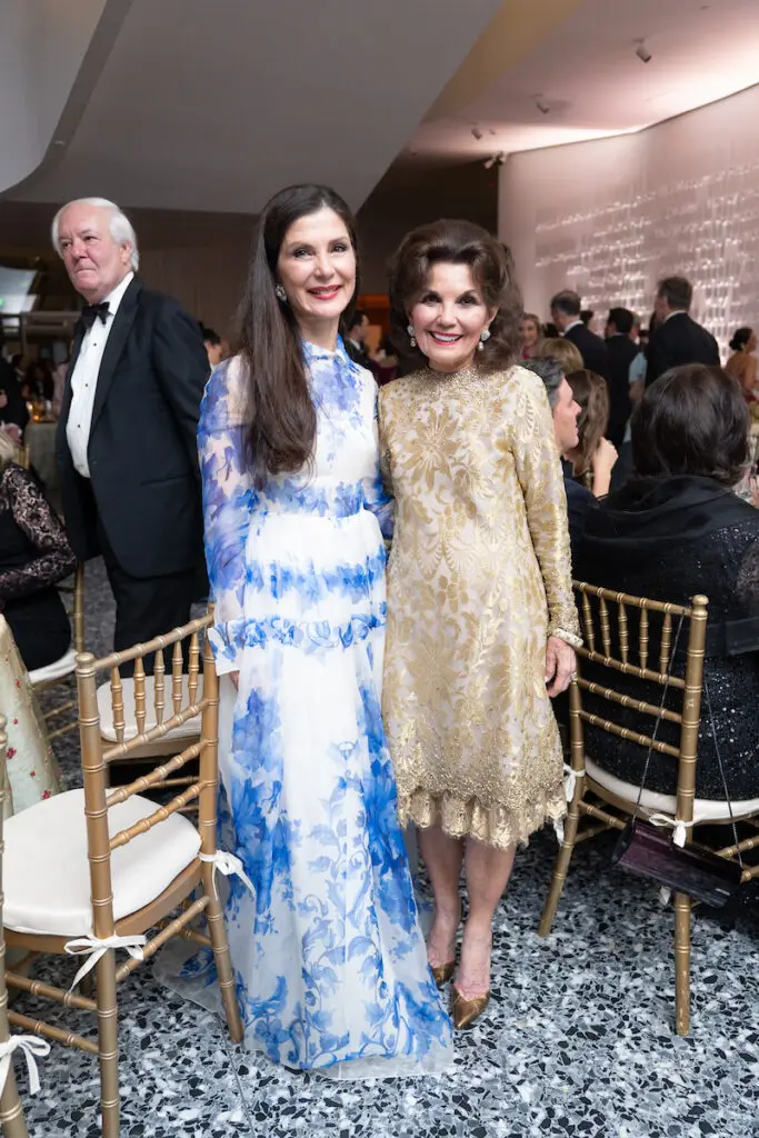 Cynthia Petrello, Linda McReynolds at the Queen Sofia Spanish Institute awards evening at the Museum of Fine Arts, Houston. (Photo by Daniel Ortiz)