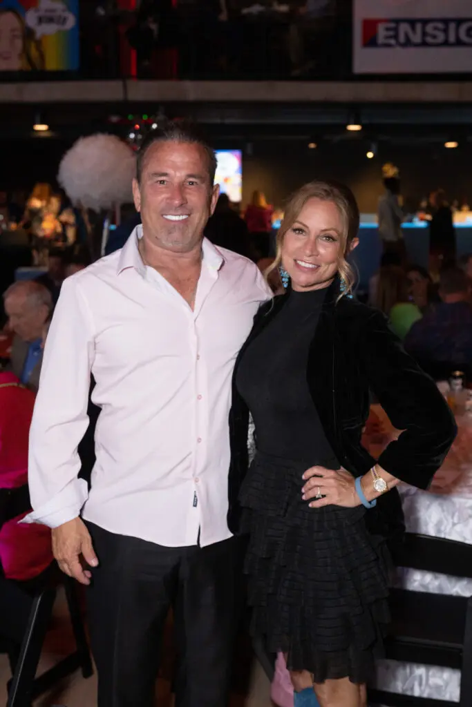Sonic Automotive's Jeff Quisenberry, Keri Jo McCrory at the inaugural Victory Rally Ball (Photo by Wilson Parish)