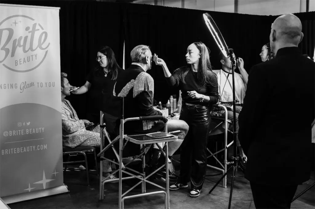 David White Backstage (Photo by Lori Sapio)