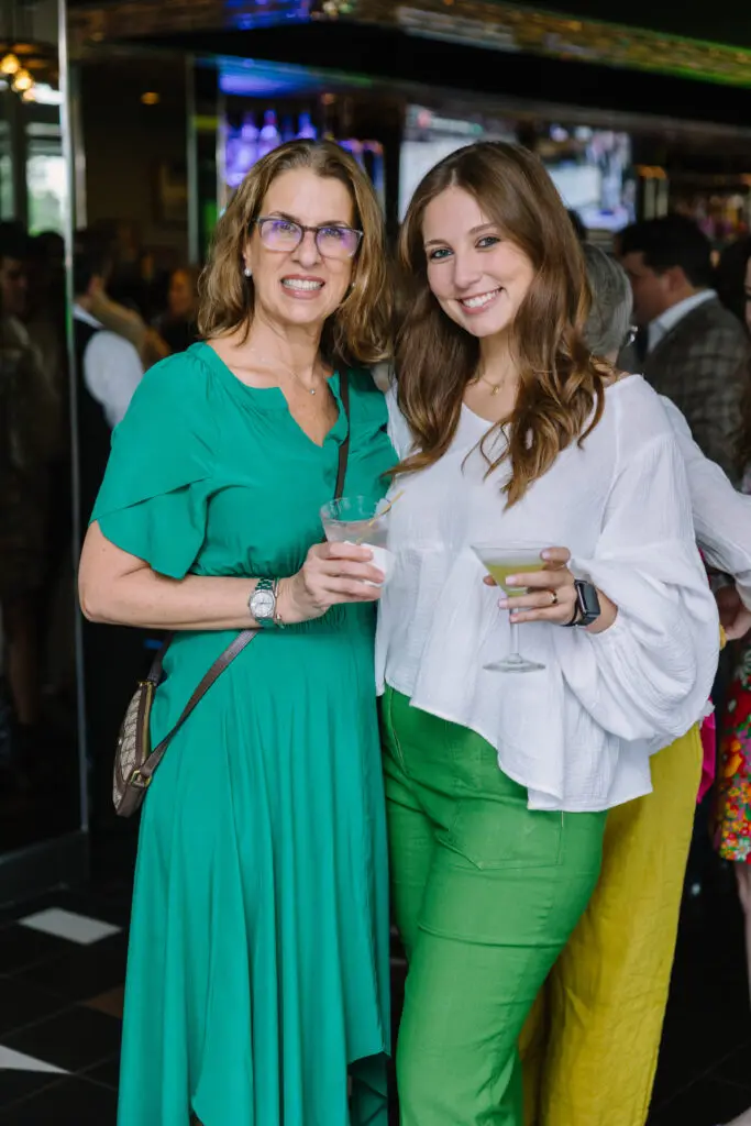 Denise Martinez, Dani Kattan  at the launch party for PaperCity The Woodlands (Photo by Johnny Than)