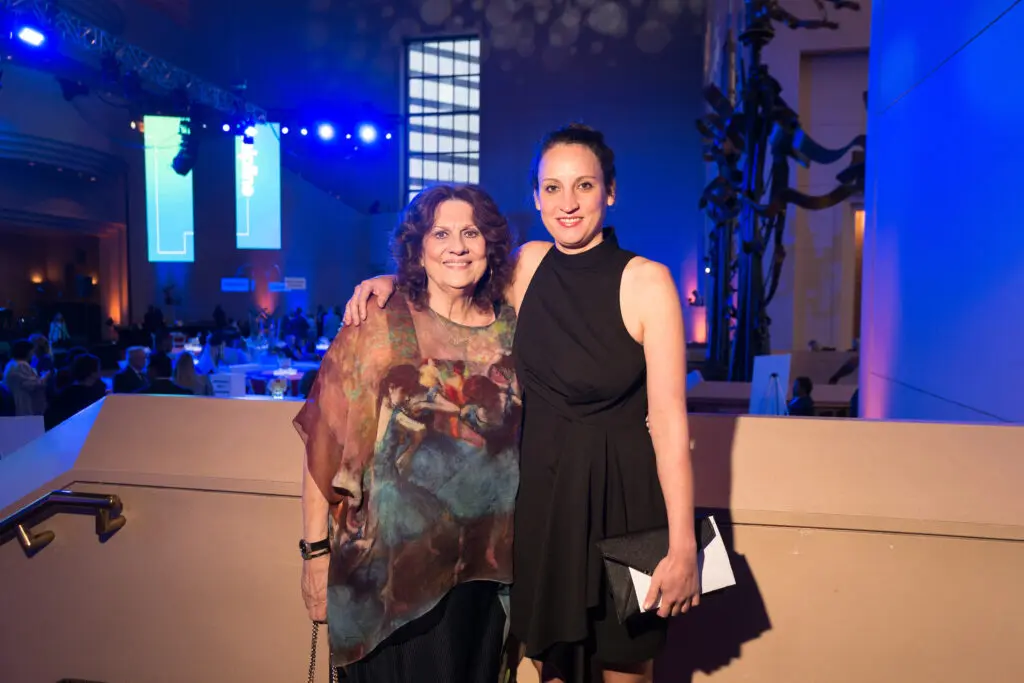 Donna Vallone, Kate McLean  at the United Way of Greater Houston 100th anniversary celebration. (Photo by Daniel Ortiz)
