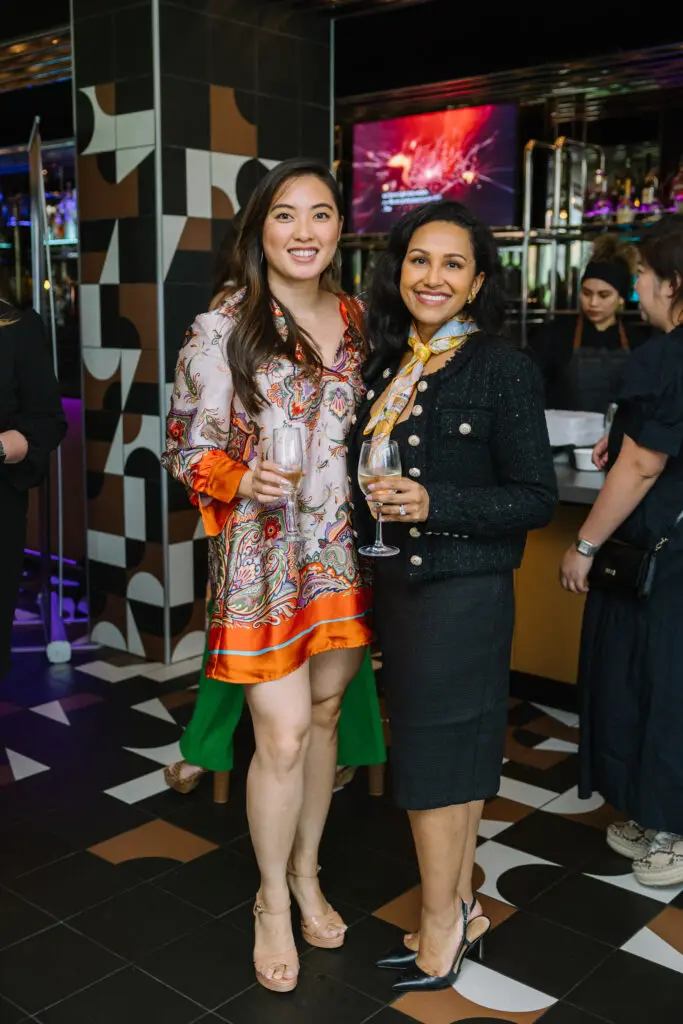 Erin Hol, Dr. Vinaya Rednam at the launch party for PaperCity The Woodlands  (Photo by Johnny Than)