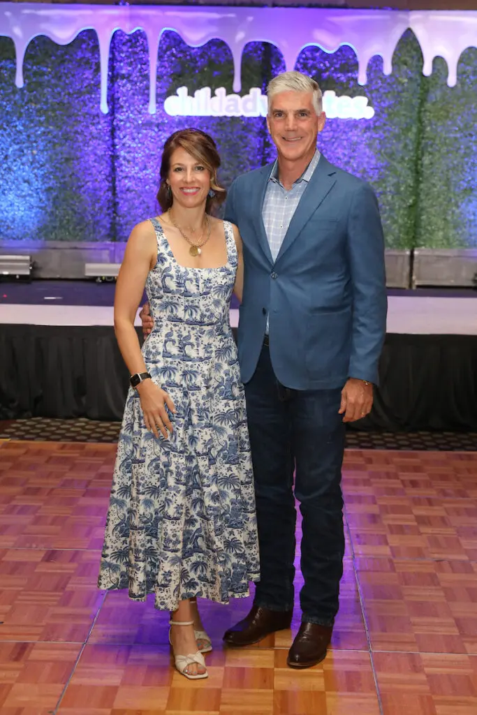 Dinner chairs Donette & Jeff Manley at the Child Advocates benefit. (Photo by Priscilla Dickson)