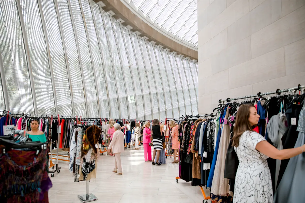 The chic boutique at the 2023 Dallas Women’s Auxiliary Fashion Show & Luncheon