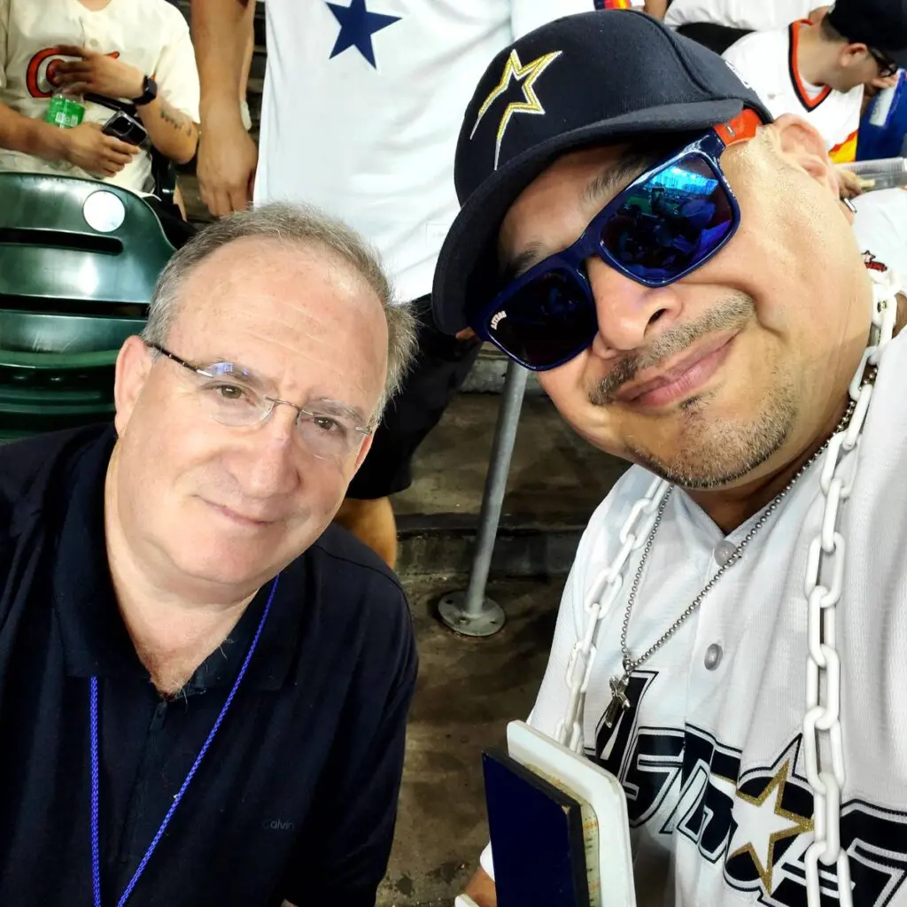 When you've been in the Houston market for generations like Mark Berman of Fox 26 has, a lot of fans are going to ask for a picture.