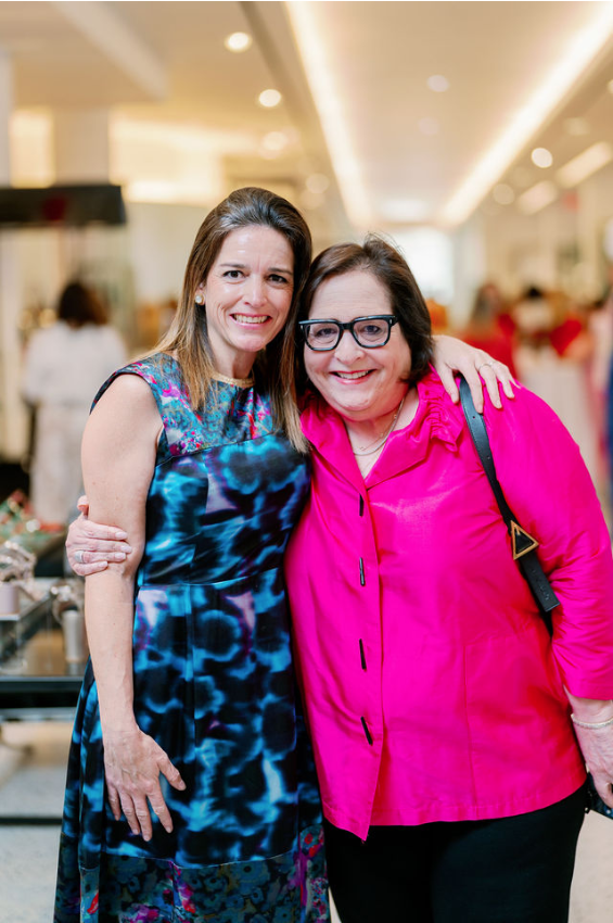 Florencia Foster, Amy Bernstein at the Nancy Owens Breast Cancer Foundation 'Fashion for the Cure' event at Tootsies (Photo by TK Images)