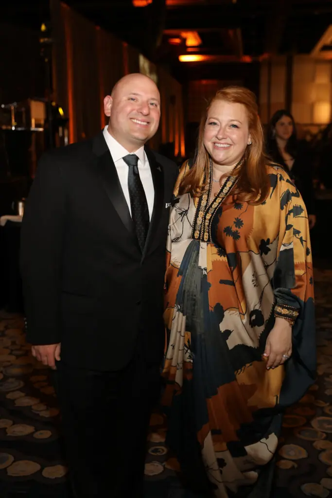 Host committee chairs Luis Gomar & Stacy Soefer Gomar at the Holocaust Museum Houston Lyndon Baines Johnson Moral Courage Award Dinner (Photo by Priscilla Dickson)