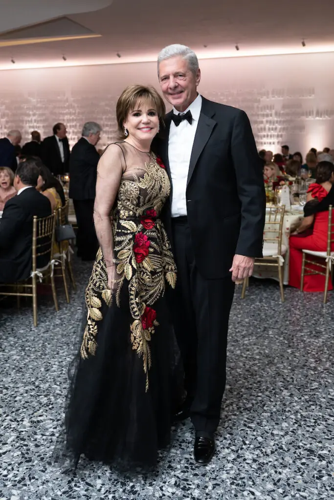 Hallie Vanderhider, Bobby Dees at the Queen Sofia Spanish Institute awards evening at the Museum of Fine Arts, Houston. (Photo by Daniel Ortiz)