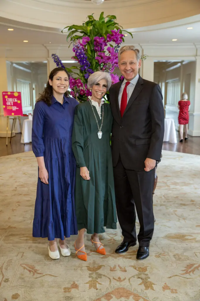 Sarah Nyquist, honoree Judy Nyquist & Scott Nyquist at Houston Center for Contemporary Craft Spring Luncheon (Photo by Jenny Antill Clifton)