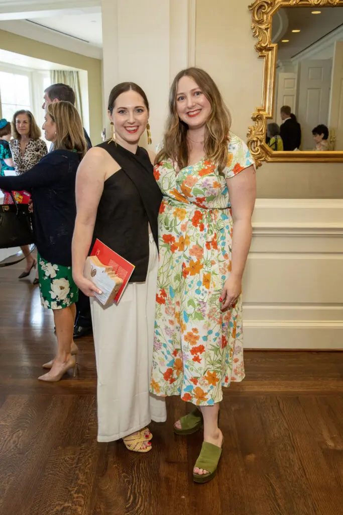 Ashlyn Davis, Natalie Svacina at Houston Center for Contemporary Craft Spring Luncheon (Photo by Jenny Antill Clifton)