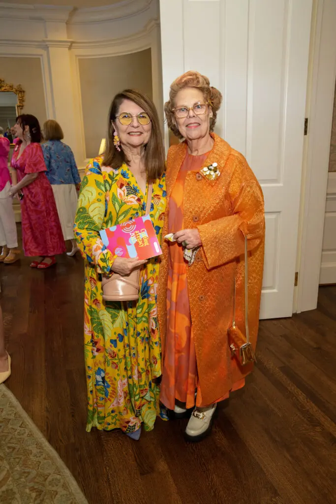 Gail Carlson, Mimi Lloyd at Houston Center for Contemporary Craft Spring Luncheon (Photo by Jenny Antill Clifton)