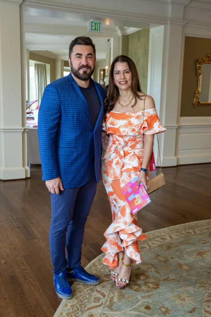 Anton Rudjuk, Monica Amariz at Houston Center for Contemporary Craft Spring Luncheon (Photo by Jenny Antill Clifton)