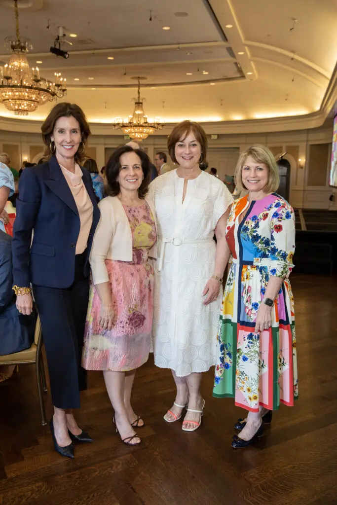 Phoebe Tudor, Letty Loya, Leigh Smith, Kelley Lubanko at Houston Center for Contemporary Craft Spring Luncheon
 (Photo by Jenny Antill Clifton)