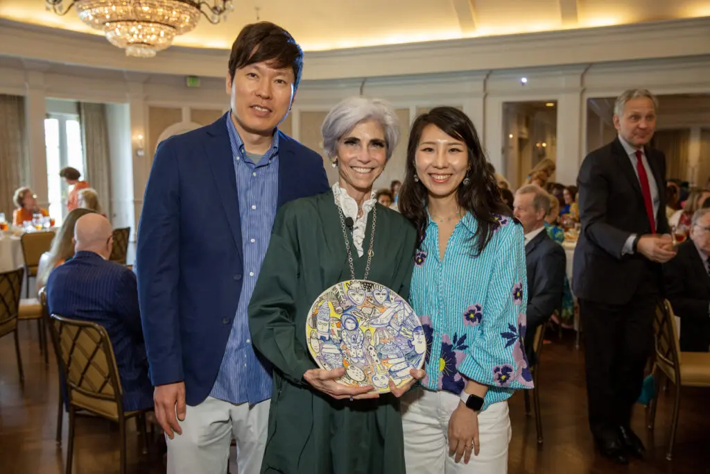 Yeonsoo Kim, honoree Judy Nyquist, Jihye Han at Houston Center for Contemporary Craft Spring Luncheon (Photo by Jenny Antill Clifton)
