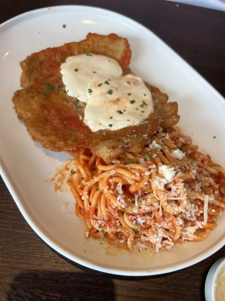 The Veal Parmesan is a must-try at Barsotti's. (Photo by Megan Ziots)