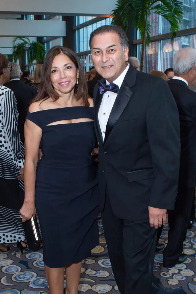 Laura & Rick Jaramillo at the Holocaust Museum Houston Lyndon Baines Johnson Moral Courage Award Dinner (Photo by Jacob Power)
