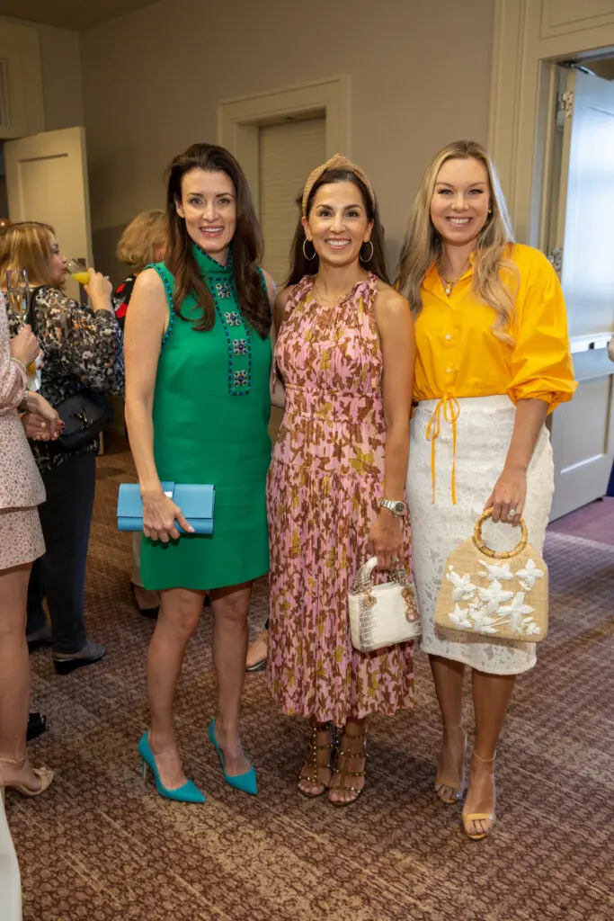 Jordan Seff, Julie Longoria Chen, Audrey White at the Arms Wide luncheon. (Photo by Jenny Antill)