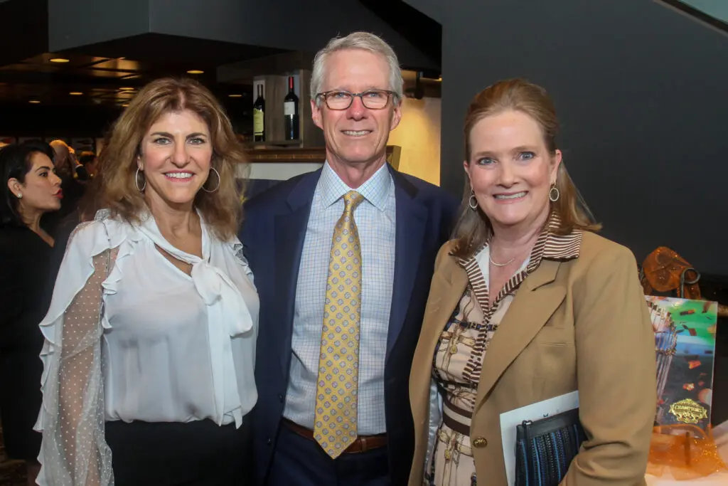 Karen Case, Culver & Joan Stedman at the Barbara Bush Houston Literacy Foundation’s A Celebration of Reading, at the Hobby Center for the Performing Arts. (Photo by Gary Fountain)