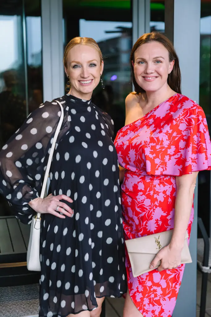 Katelyn Crooks, Sophie Davies at the launch party for PaperCity The Woodlands  (Photo by Johnny Than)