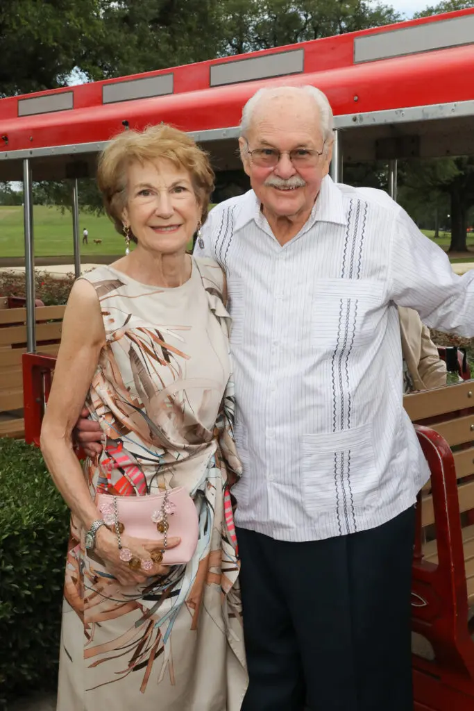 Laura & Brad McWilliams at the Hermann Park Conservancy's Evening in the Park. (Photo by Priscilla Dickson)