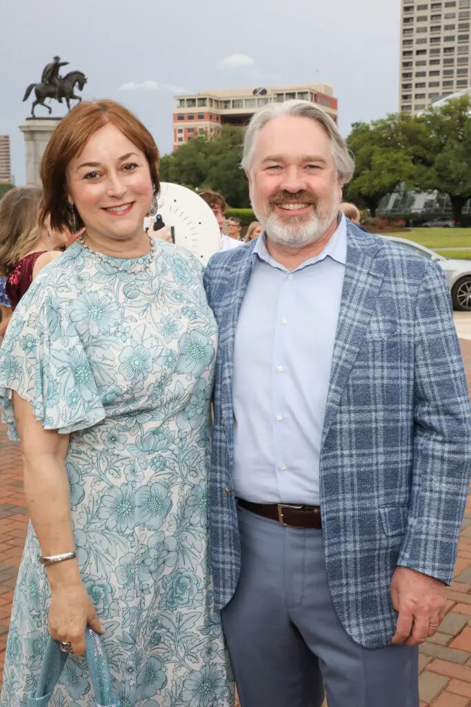 Leigh & Reggie Smith at the Hermann Park Conservancy's Evening in the Park. (Photo by Priscilla Dickson)