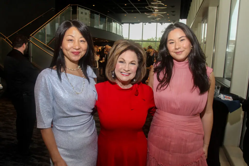 Lily Frishman, Lisa Jakel, Laura Frishman at the Barbara Bush Houston Literacy Foundation’s A Celebration of Reading, at the Hobby Center for the Performing Arts. (Photo by Gary Fountain)