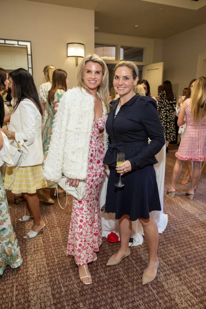 Lindley Arnoldy, Maria Johnson at the Arms Wide luncheon held at the Briar Club. (Photo by Jenny Antill)