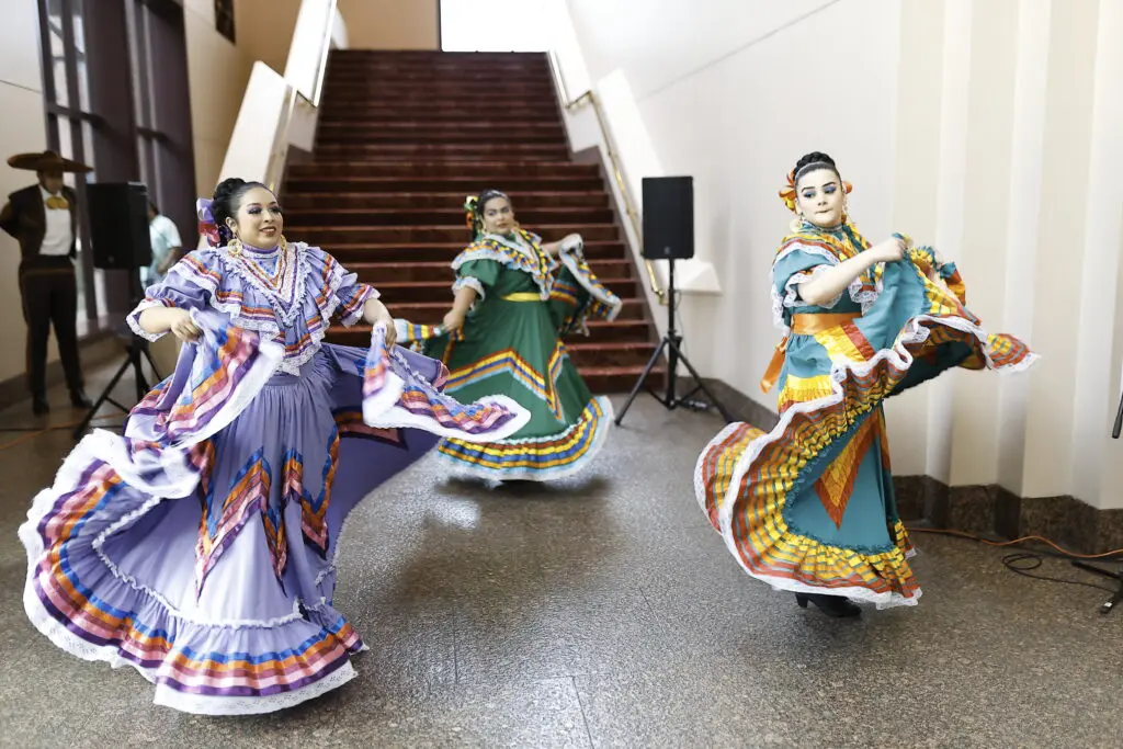MECA Folklorico Dancers  at the United Way of Greater Houston 100th anniversary celebration. (Photo by Quy Tran)