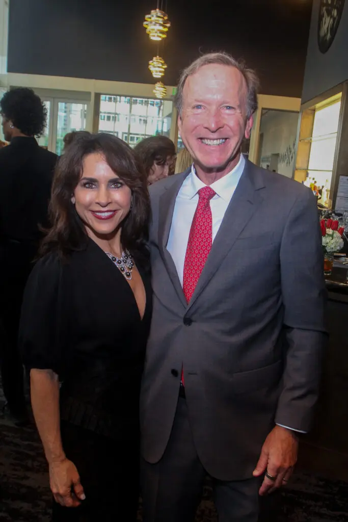 Maria & Neil Bush at the Barbara Bush Houston Literacy Foundation’s A Celebration of Reading, at the Hobby Center for the Performing Arts. (Photo by Gary Fountain)
