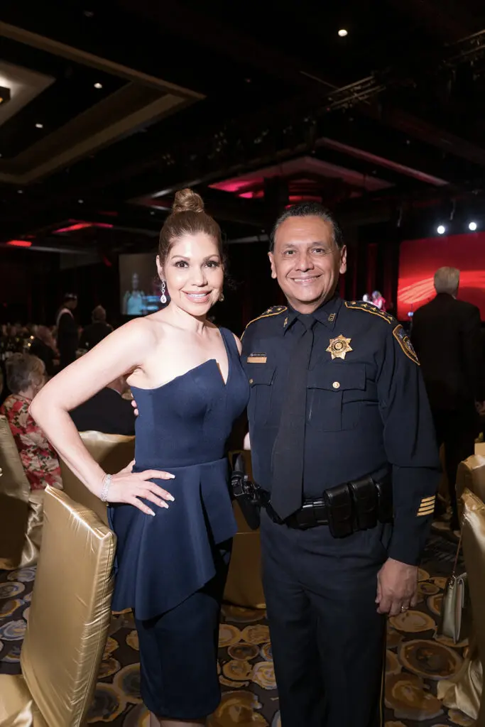 Melissa & Sheriff Ed Gonzales at the University of St. Thomas annual gala (Photo by Daniel Ortiz)