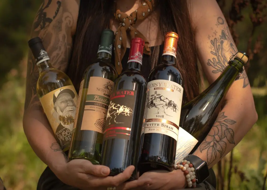 Noisy Water has a wide variety of award winning wines to sip and sample.