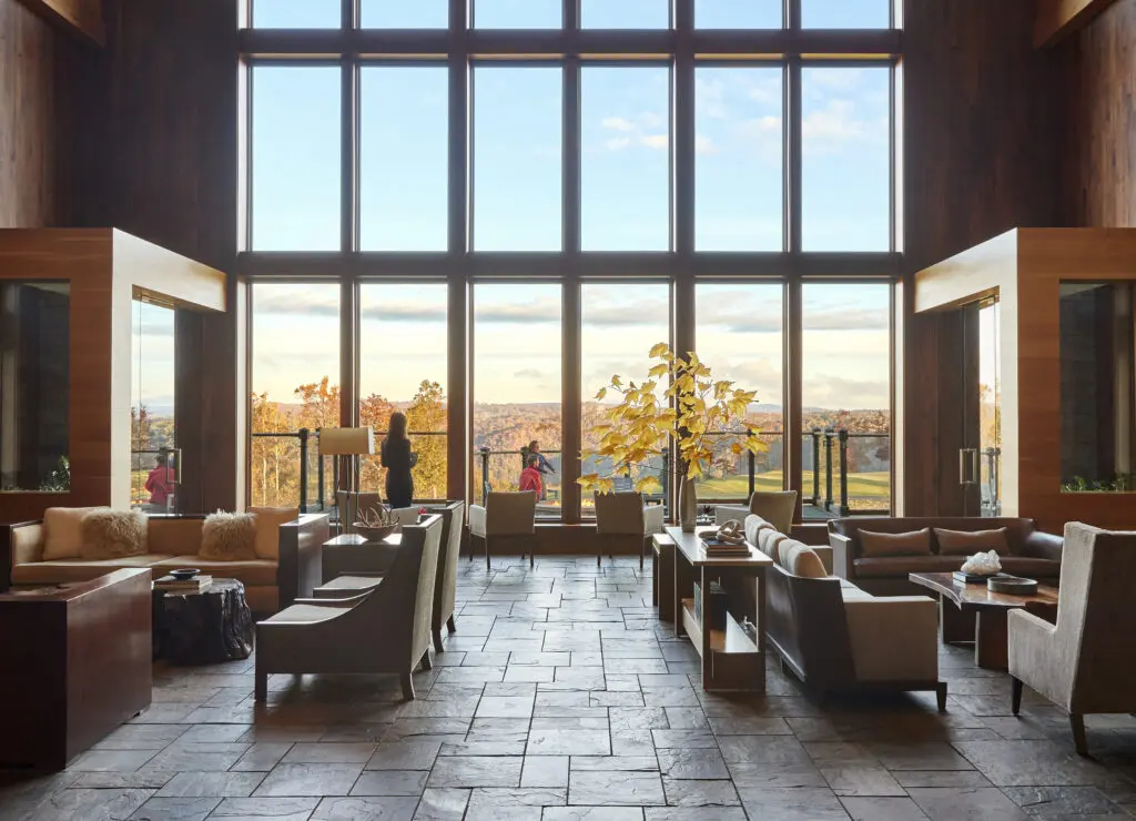 The Lodge at Primland boasts palatial accommodations with sweeping views.