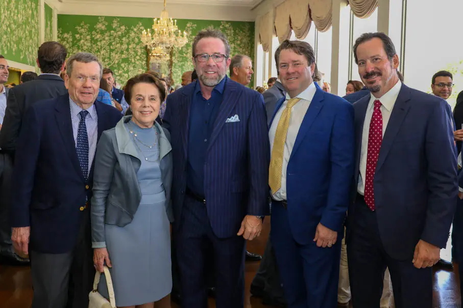 Richard & Ginni Mithoff, Jeff Bagwell, Michael Mithoff, Alan Bigman at the Men of Distinction awards luncheon. (Photo by Priscilla Dickson)