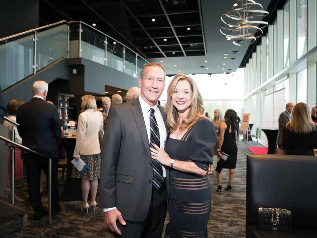 Ron Finck & Julie Baker Finck at the Barbara Bush Houston Literacy Foundation’s A Celebration of Reading, at the Hobby Center for the Performing Arts. (Photo by Gary Fountain)