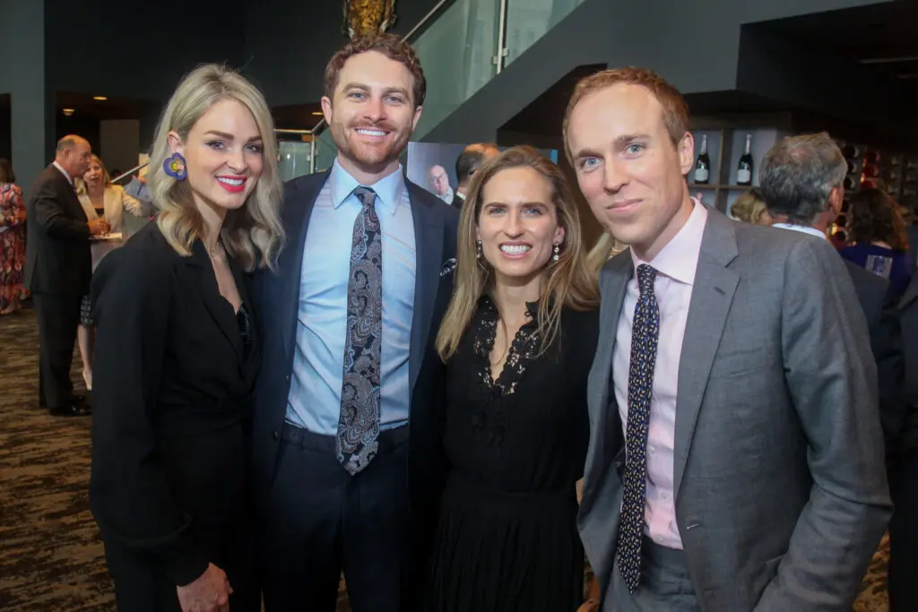 Sarabeth Bush, Pace Andrews, Ashley Walker Bush & Julian LeFevre at the Barbara Bush Houston Literacy Foundation’s A Celebration of Reading, at the Hobby Center for the Performing Arts. (Photo by Gary Fountain)