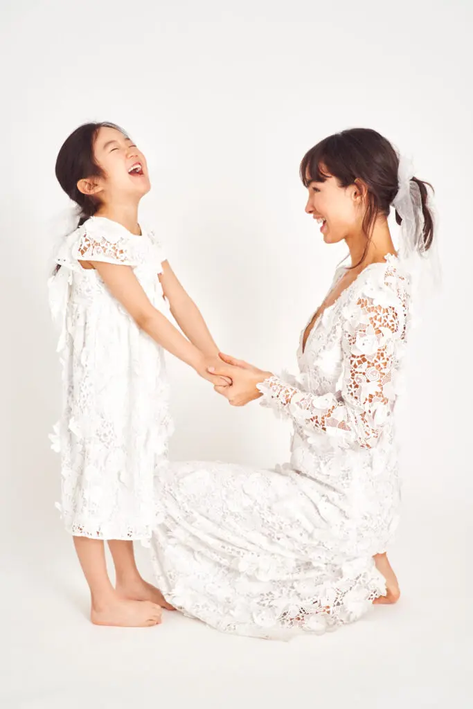 Sylvester Gown and Girls Nancy Dress, LoveShackFancy